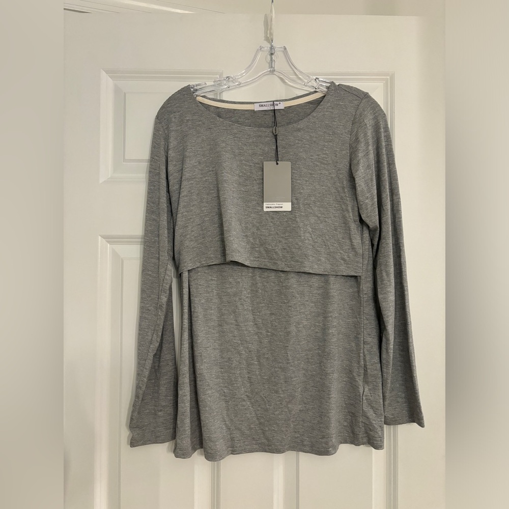 Grey Nursing Top - NWT